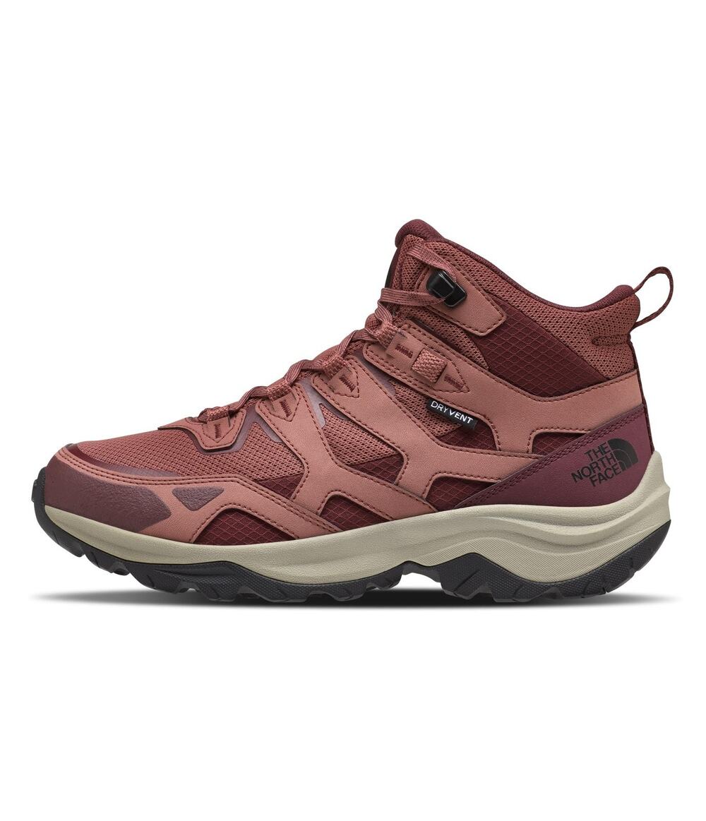 THE NORTH FACE WOMEN'S HEDGEHOG 3 MID WP, 5, CANYON DUST/ALPINE PLUM